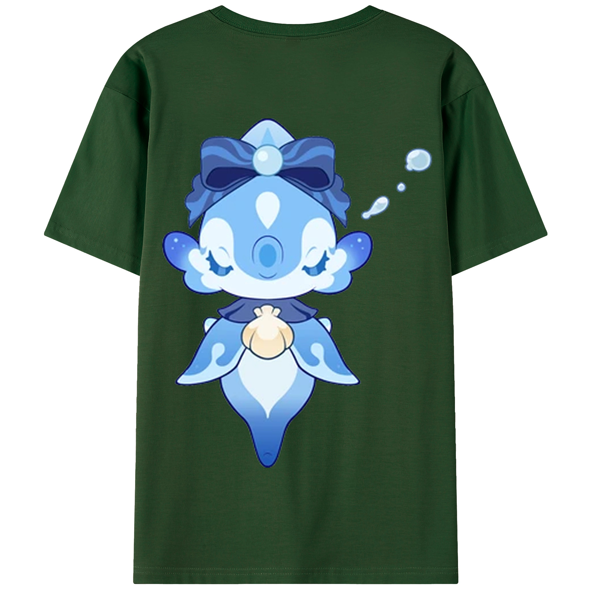 げんし神 フリーナ genshin Furina 綿100％半袖Tシャツ（背面プリント）